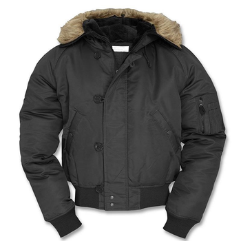 Куртка бомбер льотна MIL-TEC US N2B Basic Black XXL