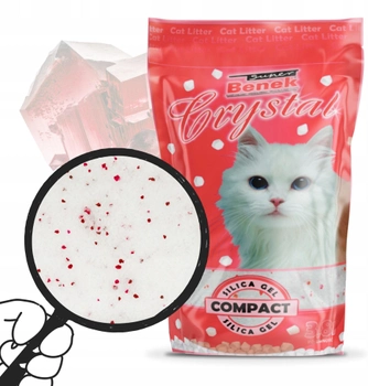 Żwirek dla kotów Super Benek Crystal Compact 3.8 l (5905397014225)