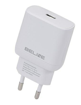 Ładowarka sieciowa Beline 25 W 1 x USB Type-C PD 3.0 GaN Biała (5905359813378)