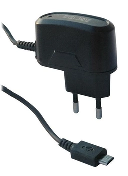 Ładowarka sieciowa Beline micro-USB 1 A Czarna (5900168331297)