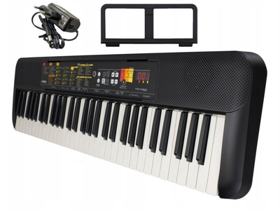 Синтезатор для обучения Yamaha PSR-F52 музыкальная клавиатура с пюпитром и блоком питания