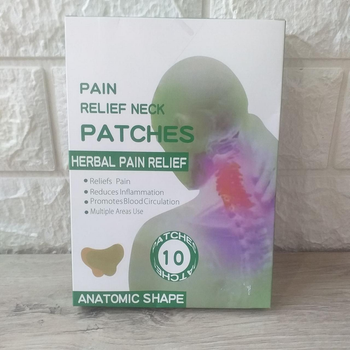 Обезболивающий пластырь для шеи Pain Relief Neck Patches 10шт/1уп (KG-10874)