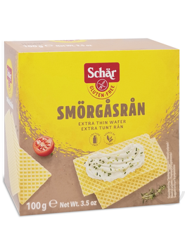 Вафлі без глютену бутербродні "Smorgasran" Dr. Schar 100 г