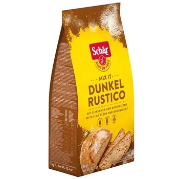 Cмесь мучная без глютена для выпечки тёмного хлеба "Dunkel Rustico" Dr.Schar 1000 г