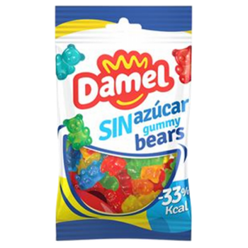 Желейные конфеты без глютена и без сахара Мишки Damel 90 г