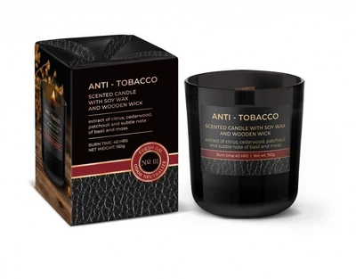Свічка ароматизована в склі Bartek Candles Анти-табако 150г.