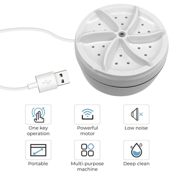 Ультразвуковая Портативная Складная Стиральная Машинка на Присосках Мини USB MA2 Nectronix Original