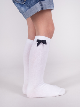 Zestaw podkolanówek dziecięcych YOCLUB 3Pack Girl's Knee-High Socks SKA-0098G-010B 27-30 3 pary White (5904921614061)