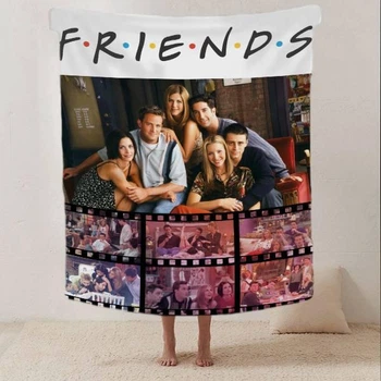 Плед Друзі Friends 02 з 3D малюнком розмір 160х200