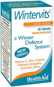 Kompleks witamin i minerałów diety Health Aid Wintervits 30 tabs (5019781020232)