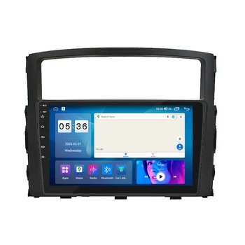 Штатная магнитола 9" Lesko для Mitsubishi Pajero IV Рестайлинг 1 2011-2014 2/32Gb CarPlay 4G Wi-Fi GPS Prime
