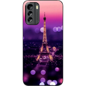 Силиконовый чехол SMTT для Nokia G60 с картинкой Париж ночью