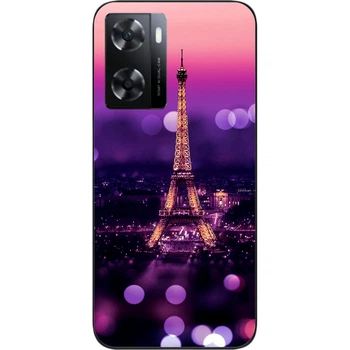 Силиконовый чехол SMTT для OnePlus Nord N20 SE с картинкой Париж ночью