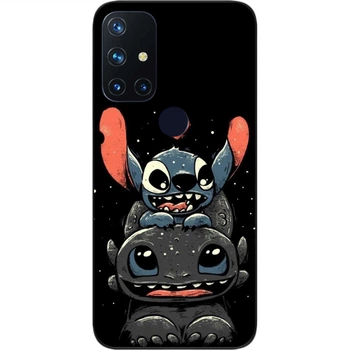 Силіконовий чохол бампер SMTT для OnePlus Nord N10 5G з картинкою Беззубик та Стич