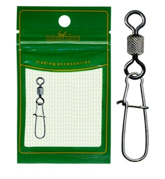 Вертлюг с застежкой Golden Catch № 12 12 шт/уп арт 4509354
