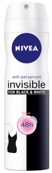 Антиперспірант Nivea Invisible For Black And White Clear Spray 200 мл (4005808729777)