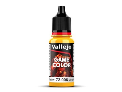 Краска матовая Sun Yellow 18 мл. Game Color - Color Vallejo (72006)