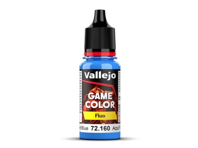 Фарба Синій флуоресцентний (Fluorescent Blue) 18 мл. Game Color - Fluo Vallejo (72160)