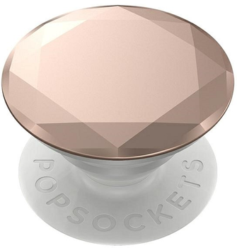Тримач і підставка для телефона PopSockets Metallic Diamond Rose Gold (842978135298)