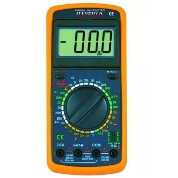 Профессиональный цифровой мультиметр тестер DT-9207/9208