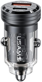 Ładowarka samochodowa Usams C35 45W Fast Charge Black (6958444904160)