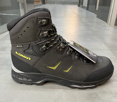 Черевики трекінгові Lowa Camino GTX 41,5 р, Темно-сірі (Anthracite/Kiwi), високі похідні черевики