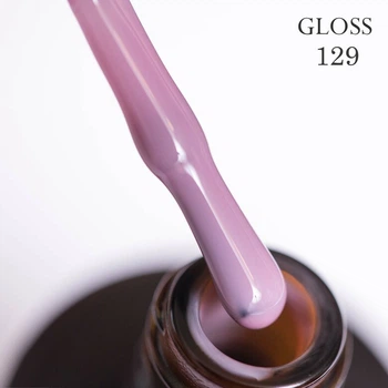 Гель-лак Gloss Company 129 розово-лиловый камуфлирующий 11 мл