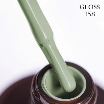 Гель-лак Gloss Company 158 серо-оливковый 11 мл