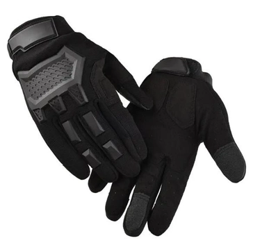 Перчатки полнопалые с защитой на липучке FQ16SDF0207 Черный XL (16012) Kali