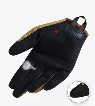 Перчатки полнопалые с защитой на липучке FQTACMI005 Песочный L (16092) Kali