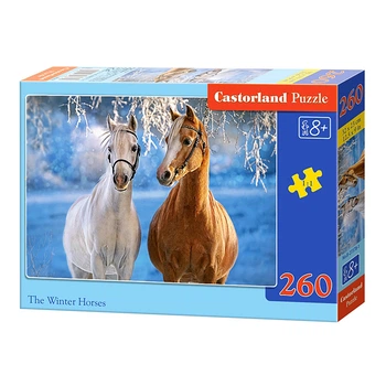 Пазл "Зимові коні", 260 елементів Castorland (5904438027378)