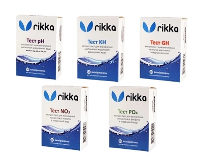 Лабораторія Rikka (рН, GH, KH, NO3, PO4) кислотність, твердість, фосфати, нітрати