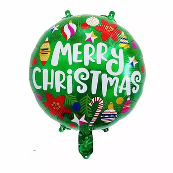 Новогодний Шар Круглый Merry Christmas 45см (18")