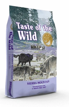 Сухой беззерновой корм Taste of the Wild Sierra Mountain Canine Formula with roasted lamb для собак всех пород с ягненком 12.2 кг (арт 9753-HT60)