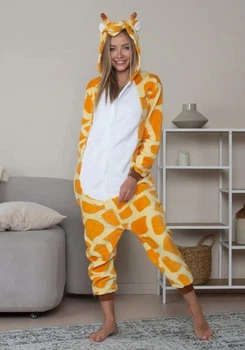 Пижама Кигуруми My Kigu Женская Жираф Оранжевый Размер XL 175-185 см (104241)