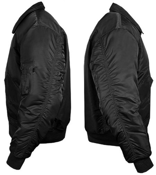 Тактична куртка бомбер Mil-Tec бомбер чорний розмір XL 10404502