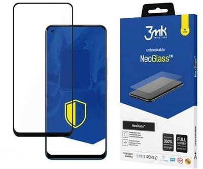 Szkło ochronne 3MK NeoGlass dla Realme 8 Pro Czarny (5903108441773)