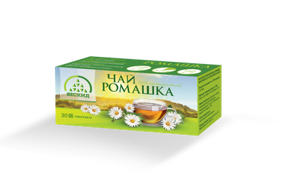 Чай трав'яний пакетований "Ромашка" 30 г (30×1,0 г)