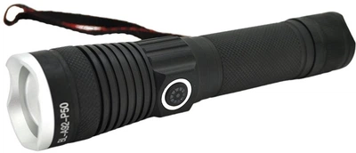 Ліхтар ручний Bailong BL-A92-P50 1 LED P50 10W 3 режими Zoom IP44 USB-Type-C 154х36х28мм (YT29677)