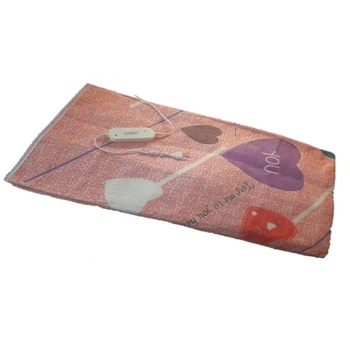 Электрическая простынь Electric Blanket 150х120см односпальная (сердце)