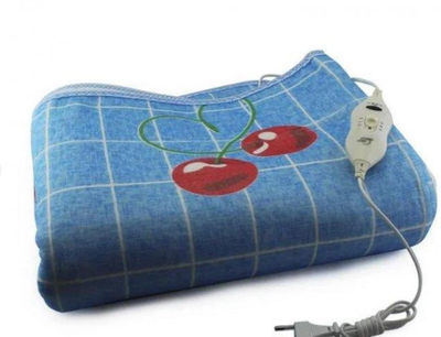 Электрическая простынь двуспальная в клеточку Electric Blanket 150х180 см