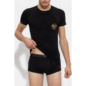 Чоловічі труси та футболка Emporio Armani M Чорний (2F595-111604чор)
