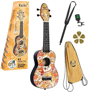 Укулеле Ortega Keiki Pack K2-VP Sopano Voodoo Puppet комплект (R126863)