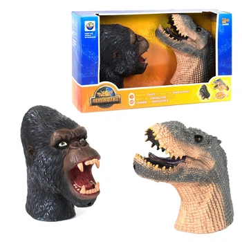 Набор Голова Динозавра и Кинг Конг со звуком NEW CANNA ANIMAL KINGDOM (A304A) (221491)