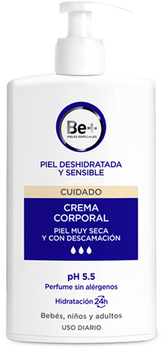 Крем для тіла Be+ Piel Deshidratada Y Sensible Crema Corporal 400 мл (8470001803504)