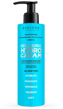 Krem do ciała Biovene Hyaluronic Hydro Cream Mega-Moisturizing Body Cream Treatment 200 ml (8436575095080)