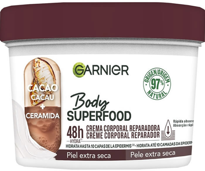 Крем для тіла Garnier Body Superfood Cocoa Repair Body Cream 380 мл (3600542470469)