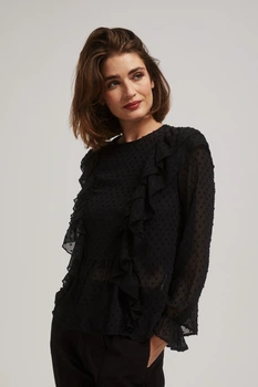 Блузка жіноча MOODO 4214 XL чорна