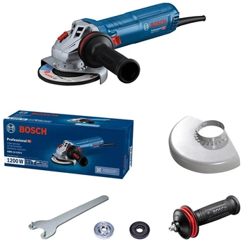 Угловая шлифмашина Bosch Professional GWS 12-125 S с регулировкой и антивибрационной рукояткой (06013A6020)