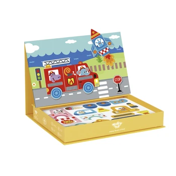 Магнітна книга пазл Tooky Toy Транспорт, 80 ел. (TF618) – іграшки